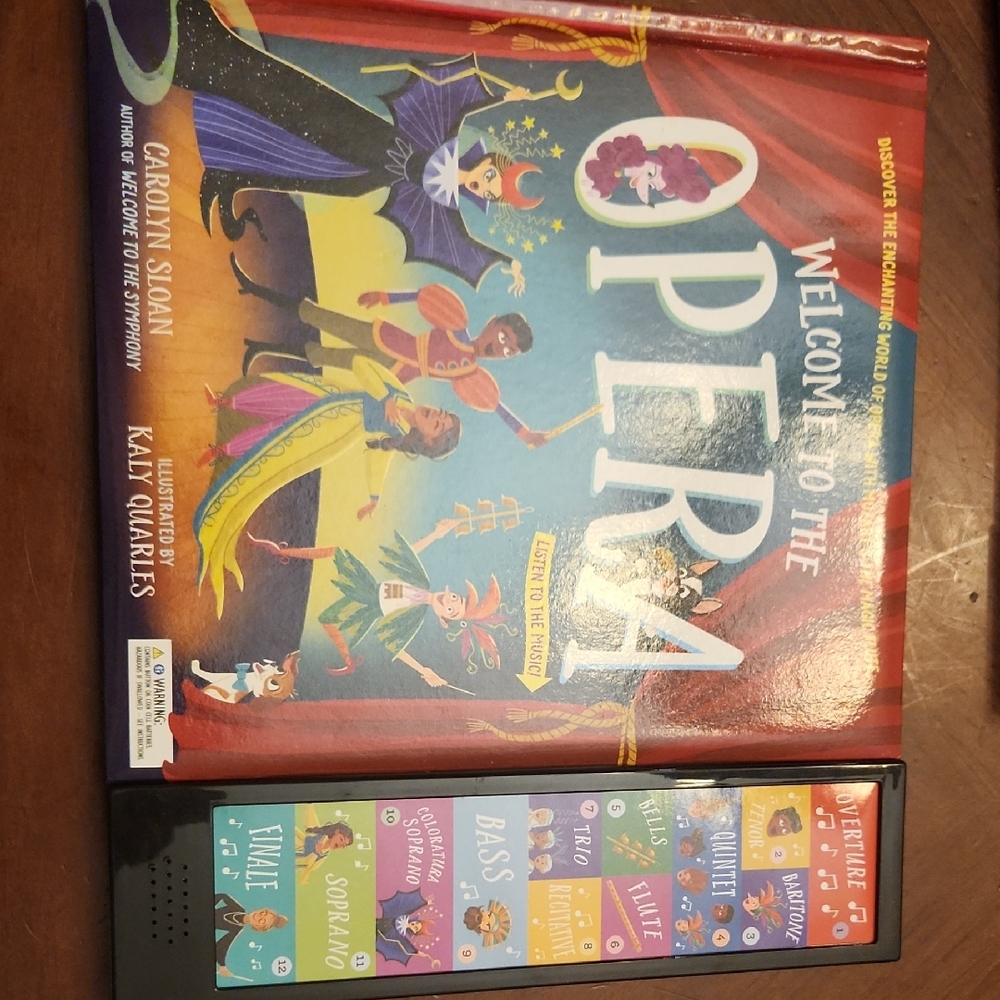 Welcome to the Opera Book with Interactive Sound Panel